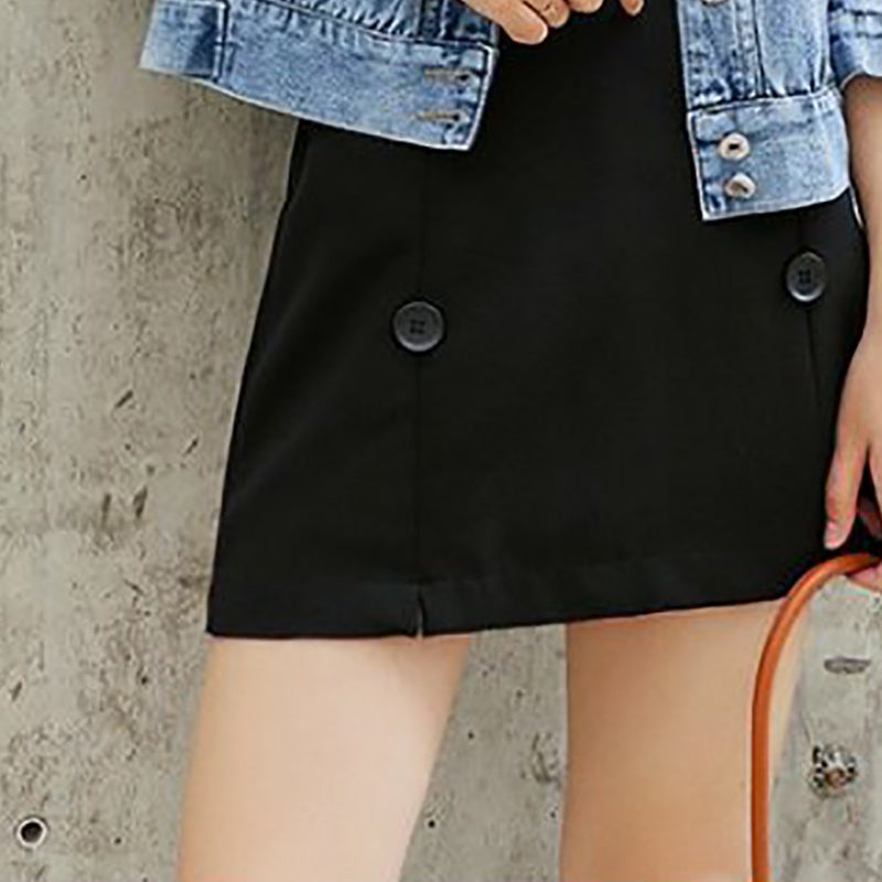 IELGY fashion denim jacket female port style short denim jacket loose bf all-match top