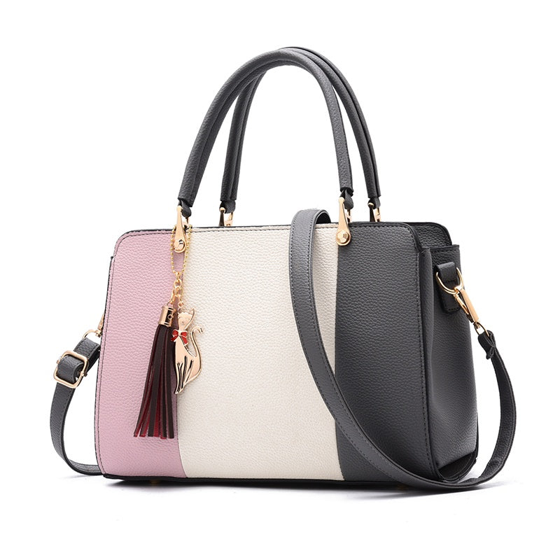 IELGY Fashion and Elegant Korean Color-blocking Personality Messenger Bag