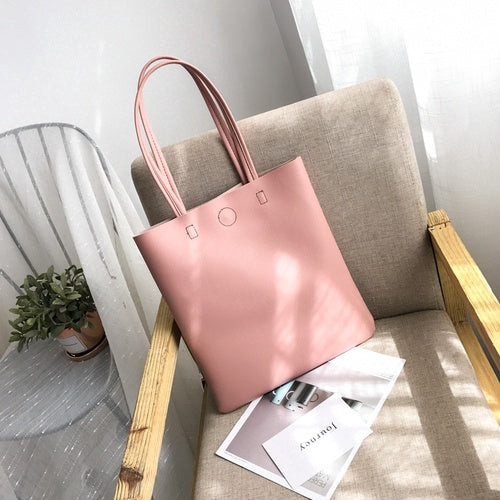 IELGY  Tote bag student 100 lap simple large capacity single shoulder handbag tide