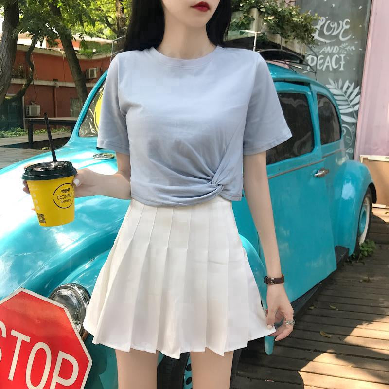 IELGY Women's summer short-sleeved short-sleeved T-shirt