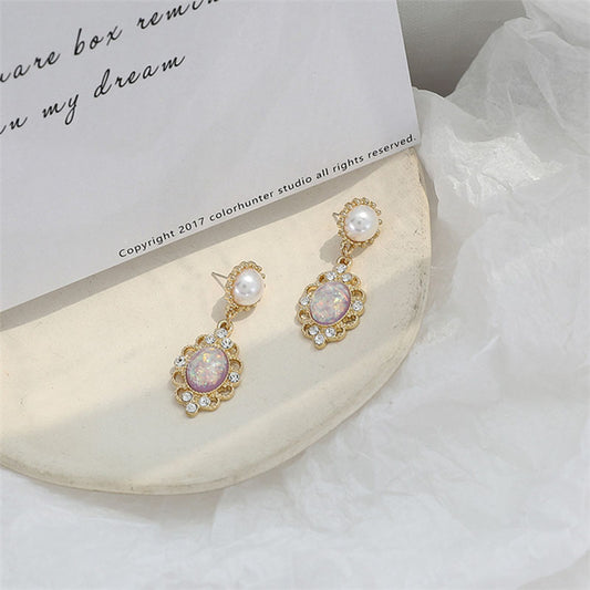 IELGY Casual Women's accessories Gold Simple Silver Fashion Retro All-match Earrings Trend