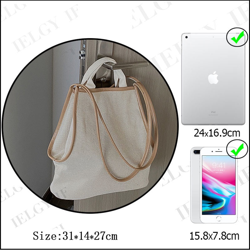 IELGY Women's bag all-match shoulder portable fashion large capacity cloth retro casual bucket
