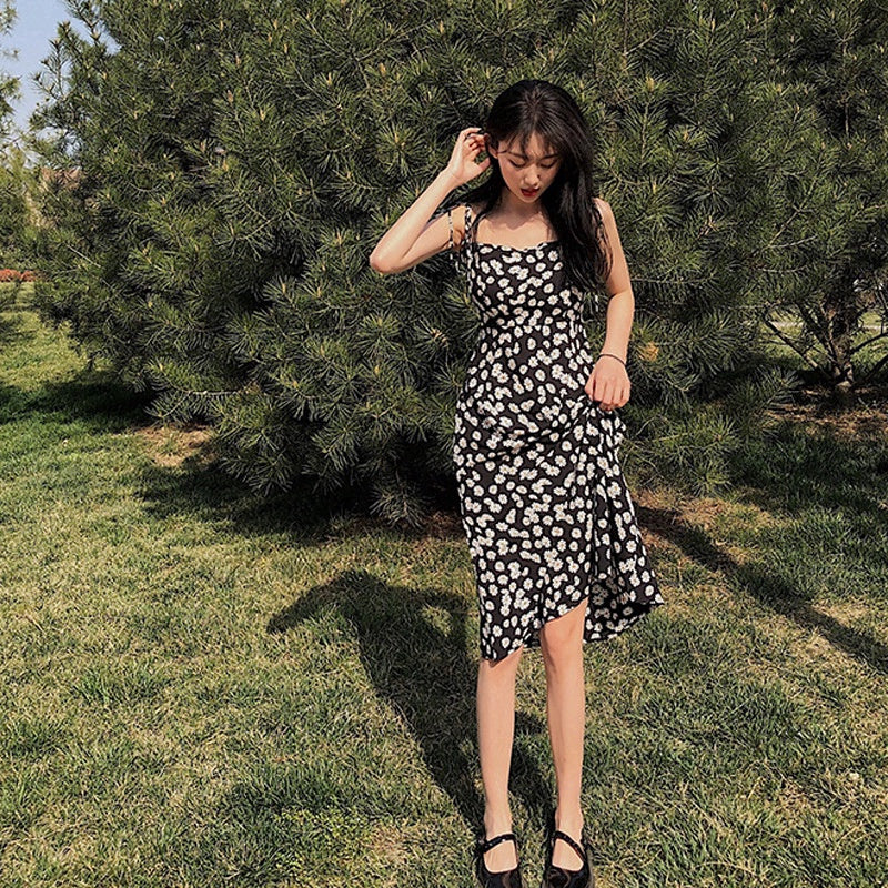 IELGY Little Daisy Dress Women Floral Dress