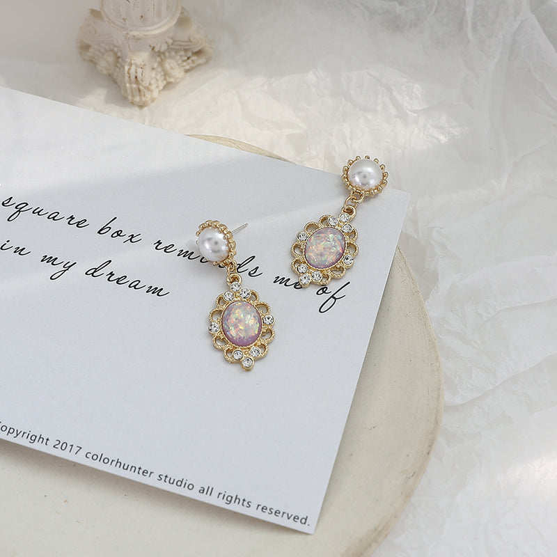 IELGY Casual Women's accessories Gold Simple Silver Fashion Retro All-match Earrings Trend