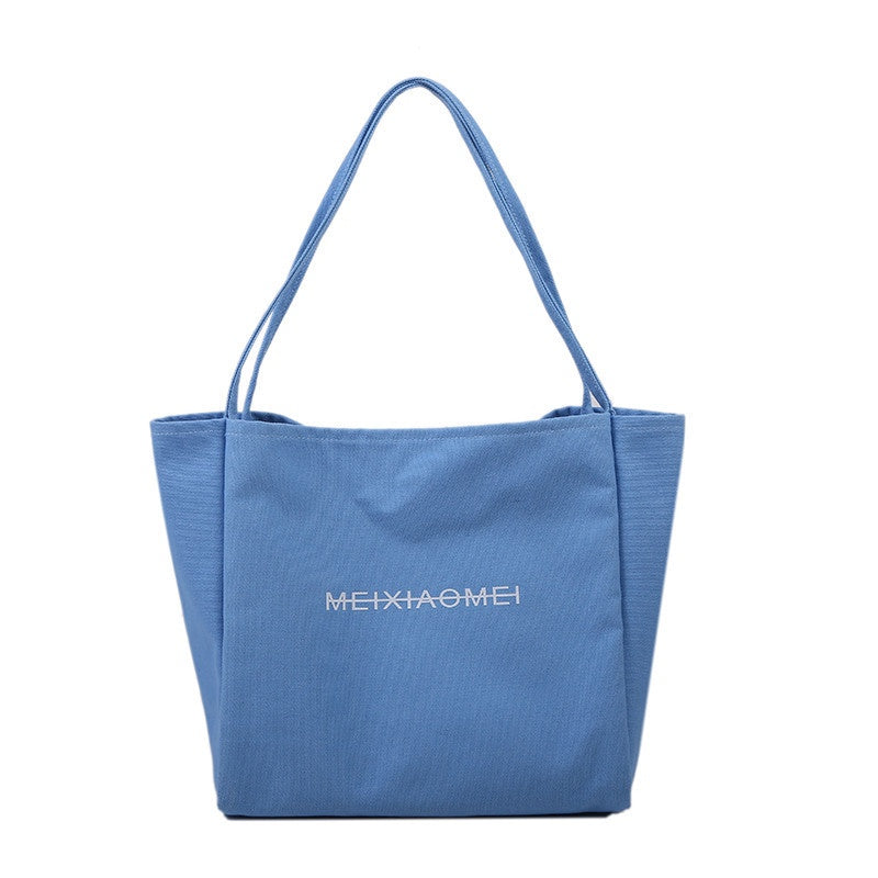 IELGY Western Style Casual All-Matching Canvas Summer Fashion Large Capacity New Trendy Women's Tote Bag