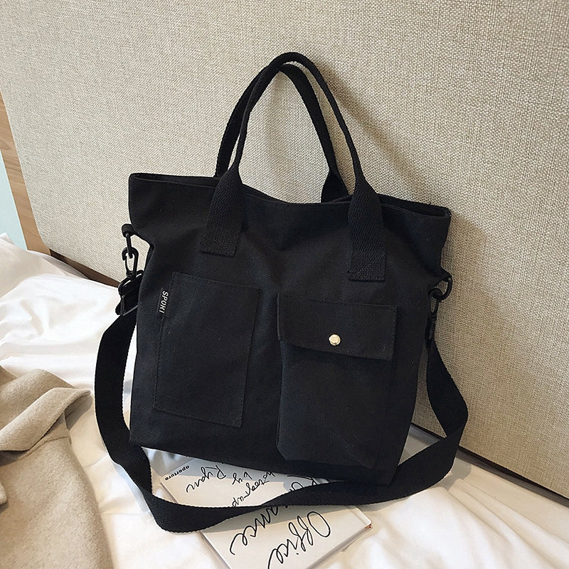 IELGY Korean students' hand tote bag in class  carry tote bags, shoulder messenger bags, trendy