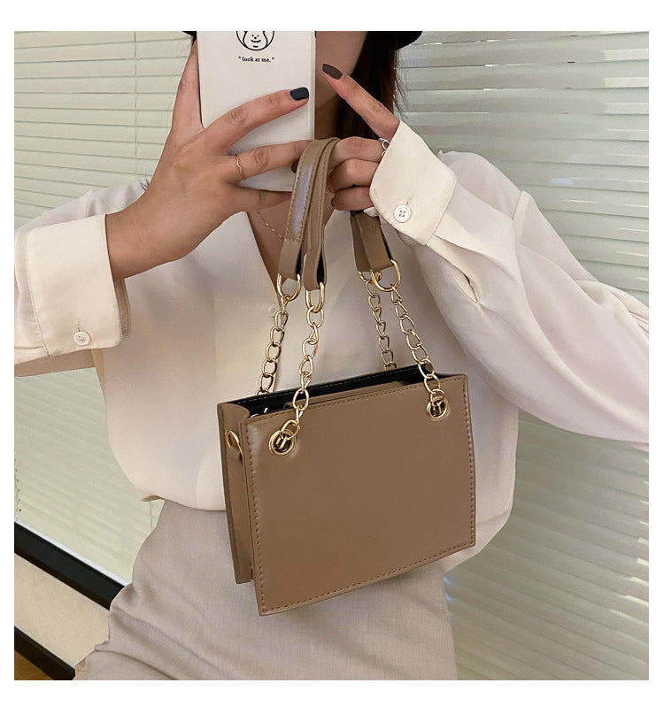 IELGY Korean version of all-match ins handbag female fashion trendy one-shoulder messenger bag