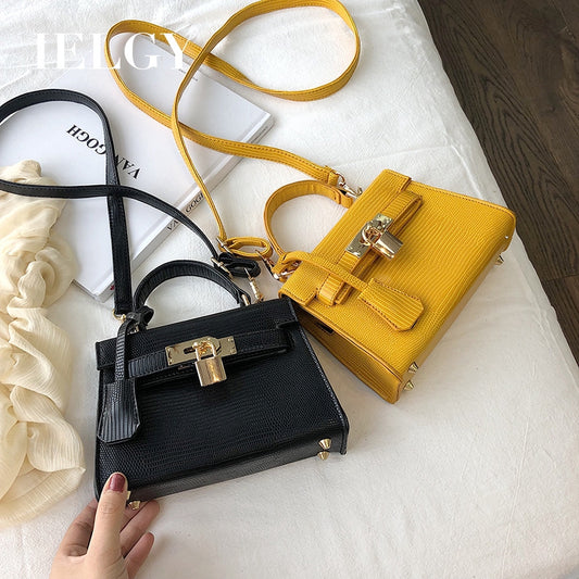 IELGY Korean  slung portable platinum bag Kelly bag