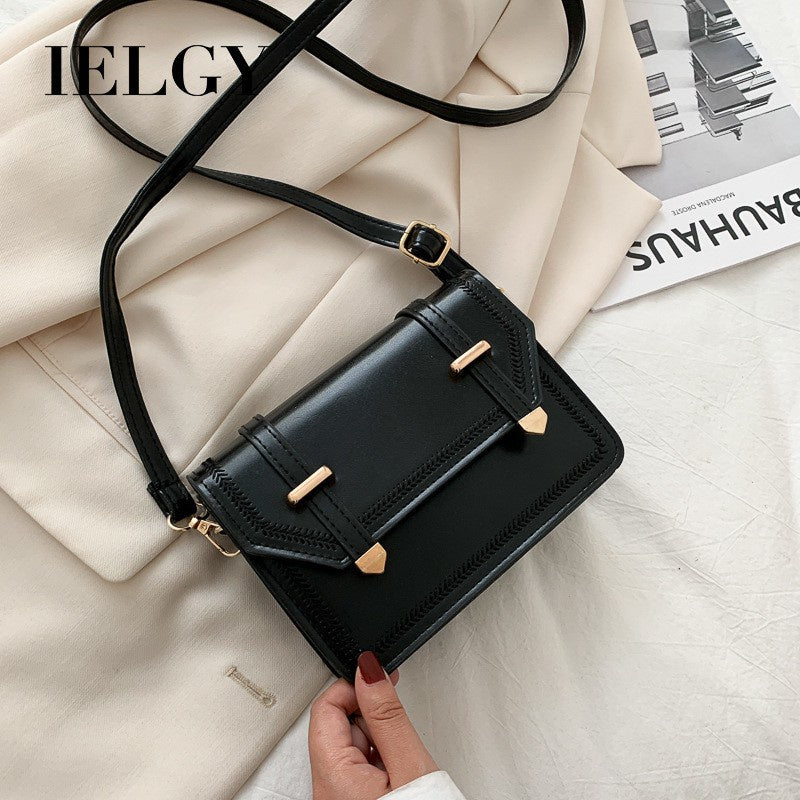 IELGY all-match mini fashion messenger bag casual small square bag