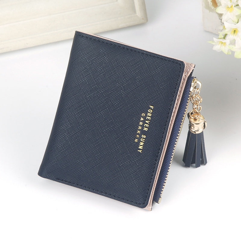 IELGY Korean Short Wallet Mini Ladies Wallet