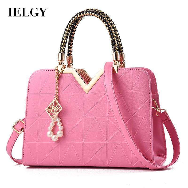 IELGY Elegant Korean Fashion Pendant Simple Large Capacity Messenger Bag