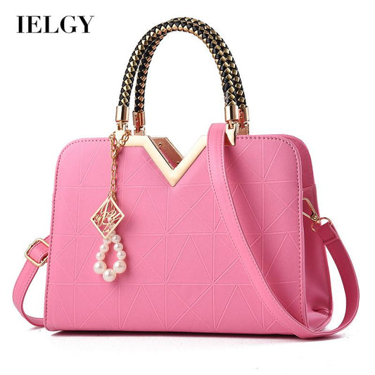 IELGY Elegant Korean Fashion Pendant Simple Large Capacity Messenger Bag