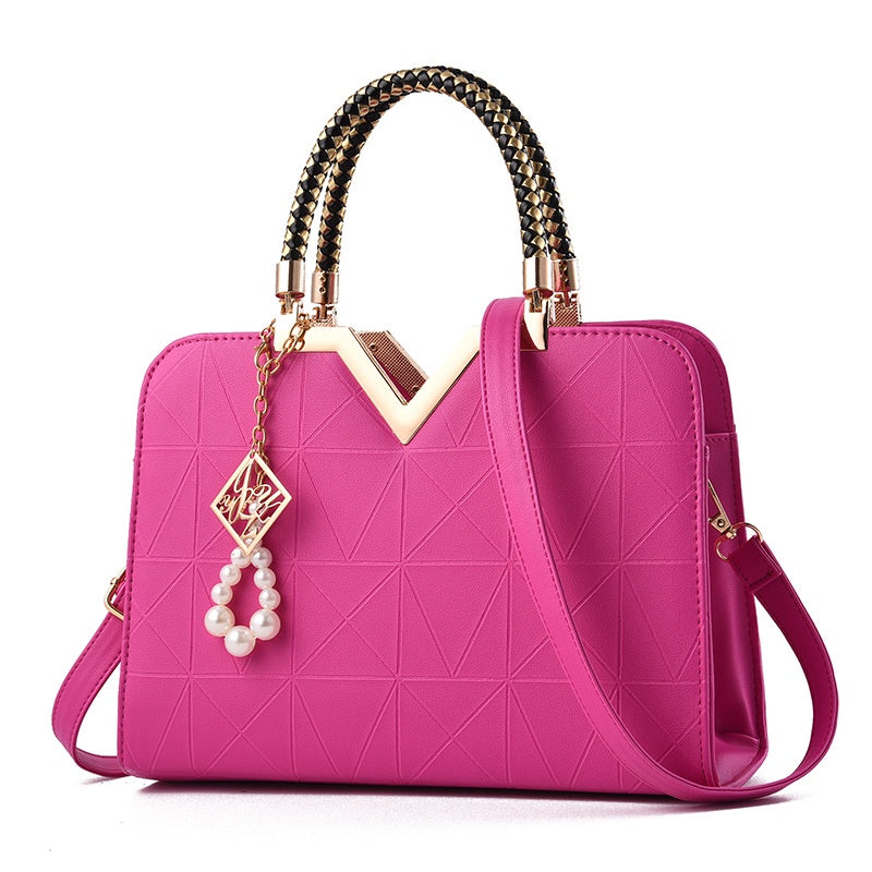IELGY Elegant Korean Fashion Pendant Simple Large Capacity Messenger Bag