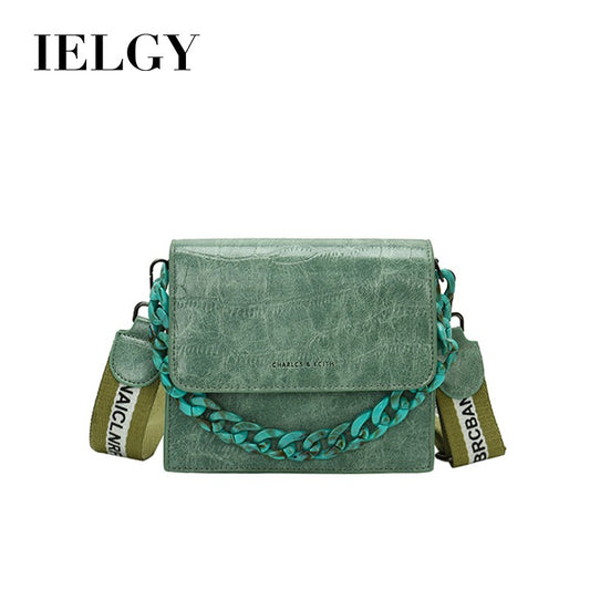 IELGY chain handbag crocodile shoulder diagonal bag
