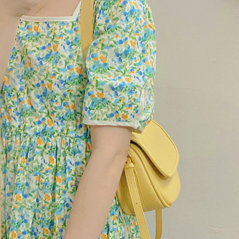 IELGY niche bag female solid color retro trendy ins fashion all-match single shoulder messenger