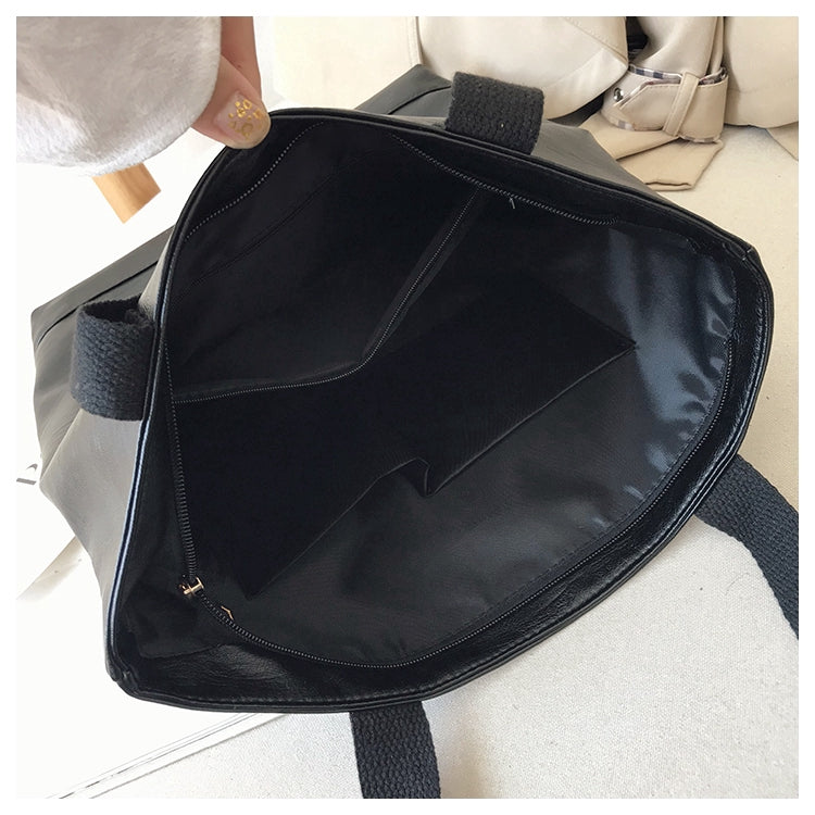 IELGY Single shoulder bag female Korean version of Joker large capacity fashion simple tote bag