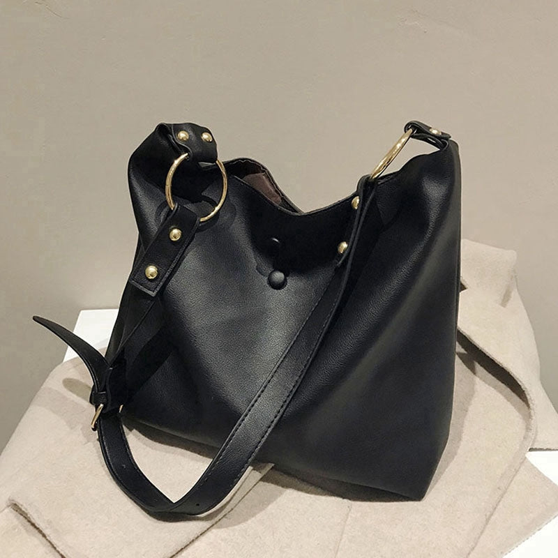 IELGY  Handbag ulzzang women's bag single shoulder high-capacity high-sense kit
