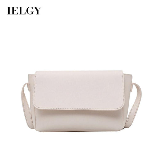 IELGY Solid color Casual All-match All-match Women's bag Trendy Black One shoulder Korean version Crossbody