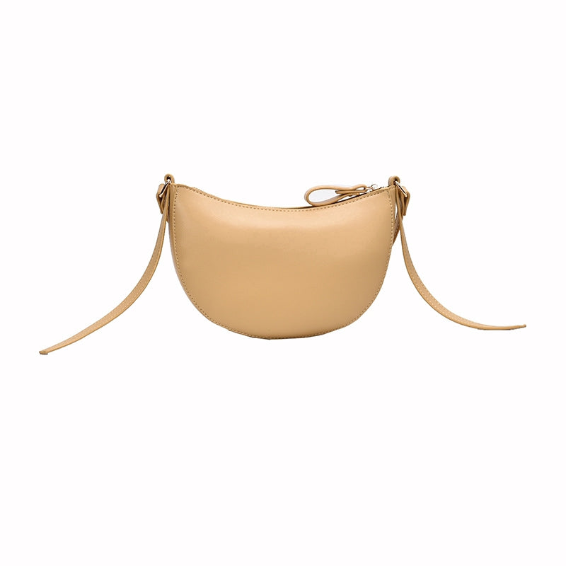 IELGY Simple temperament, leisure, small crowd, fashionable, all-around, one shoulder, half round women's Bag Fashion
