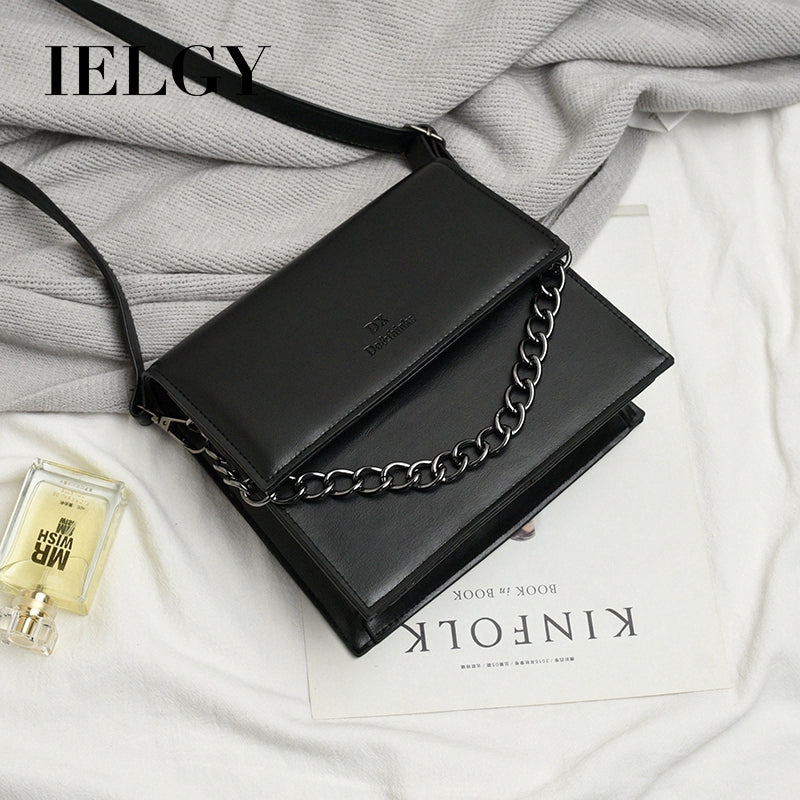 IELGY One shoulder fashion small square bag