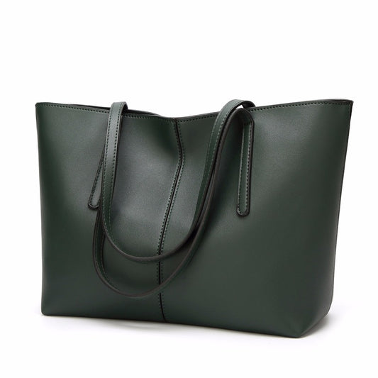 IELGY Women's bag new fashion simple and versatile large-capacity tote bag