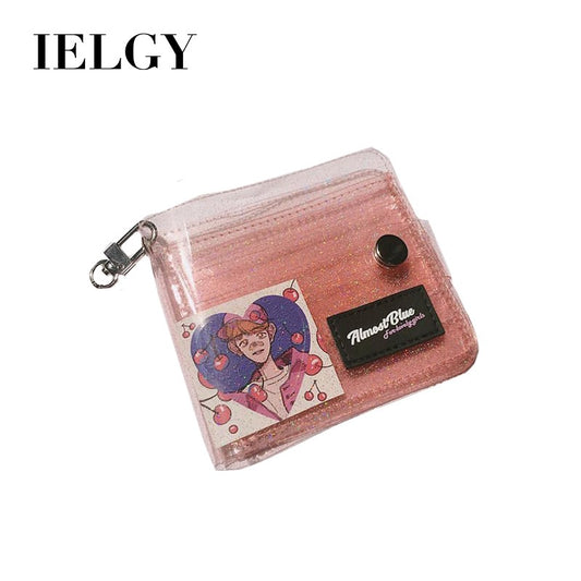 IELGY ID package transparent PVC folding wallet card package