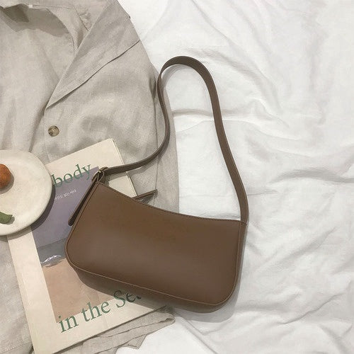 IELGY Western style French niche design underarm bag, one shoulder handle stick bag