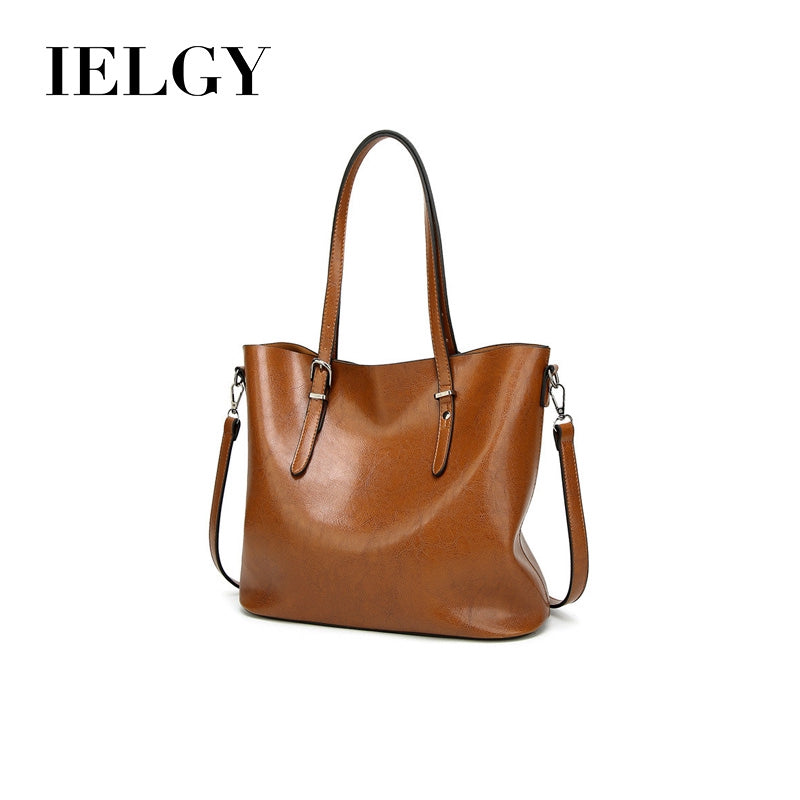 IELGY New spot handbags Simple shoulder slung women's bag