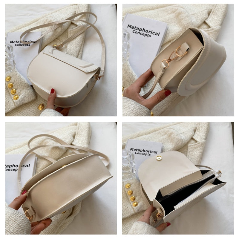 IELGY Cute new trendy fashion western style messenger casual saddle bag women