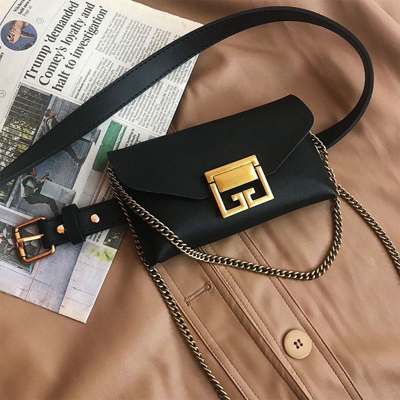 IELGYWomen's bag new wild fashion detachable multi-function shoulder slung pocket