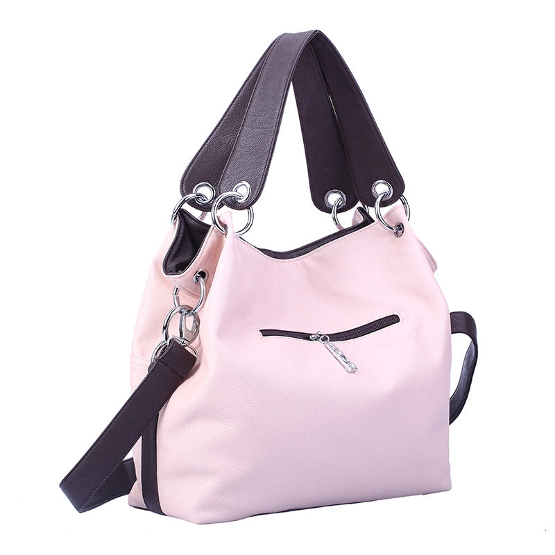IELGY Stitching female bag Korean female shoulder bag