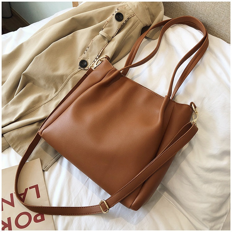 IELGY Leisure large capacity tote bag women's bag versatile handbag single shoulder messenger bag shopping bag bag bag