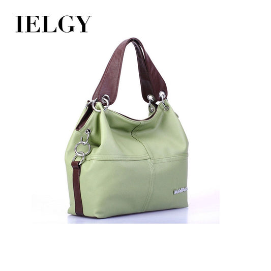 IELGY Stitching female bag Korean female shoulder bag