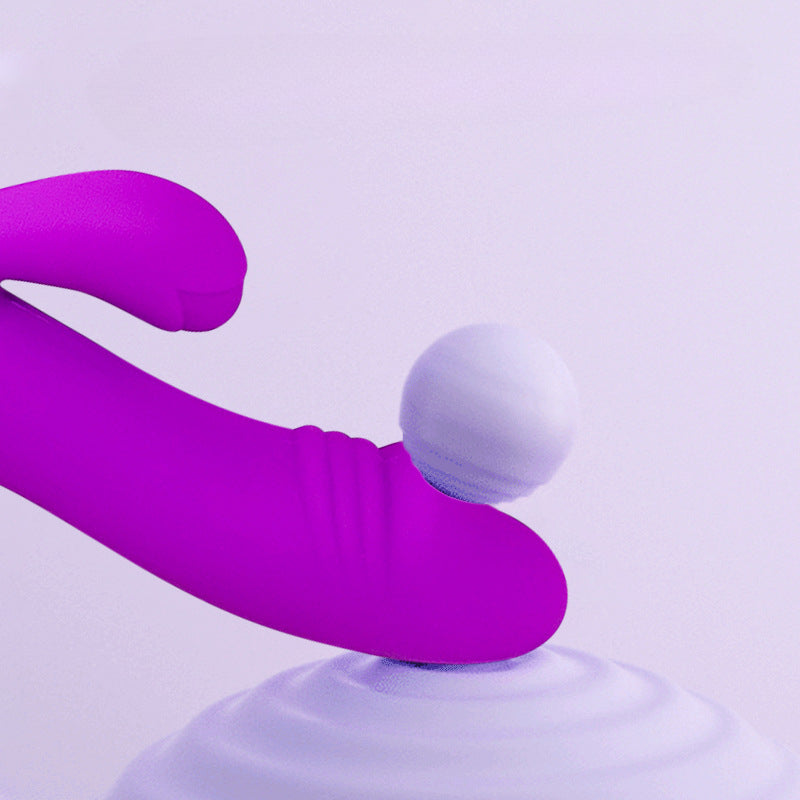 YOUTHAV Silicone simulation vibrator G-spot double-headed AV stick female masturbation massage stick adult products