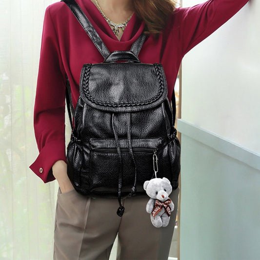 New ladies shoulder bag handbags student bag Korean version of travel backpack