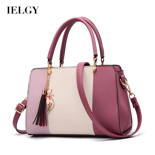 IELGY Fashion and Elegant Korean Color-blocking Personality Messenger Bag