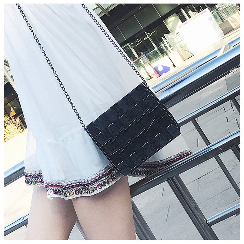 New female package simple fence small square bag
