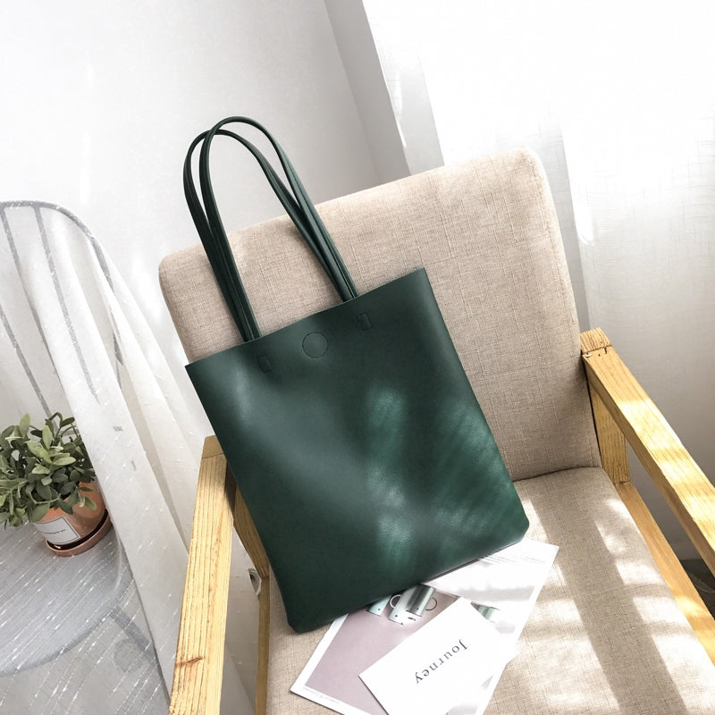 IELGY  Tote bag student 100 lap simple large capacity single shoulder handbag tide