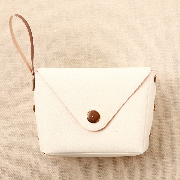 IELGY Small coin purse coin bag key bag Creative macarons hand bag