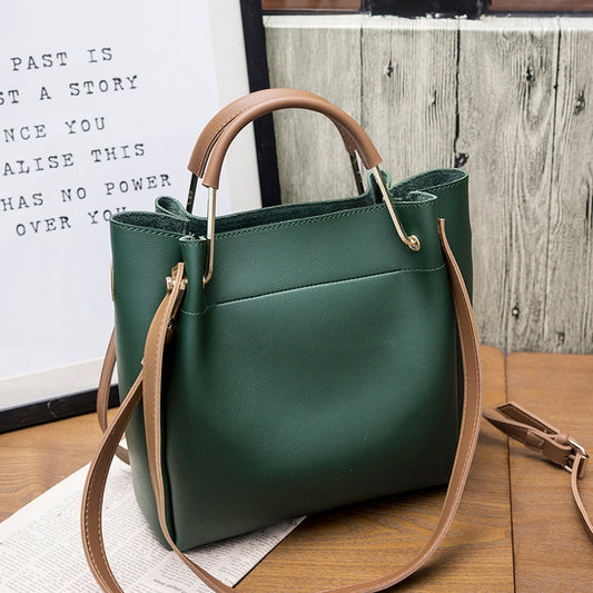 IELGY Bucket bag simple wild Messenger handbag big bag