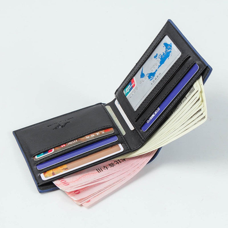 Wallet male short paragraph Japan and South Korea men wallet