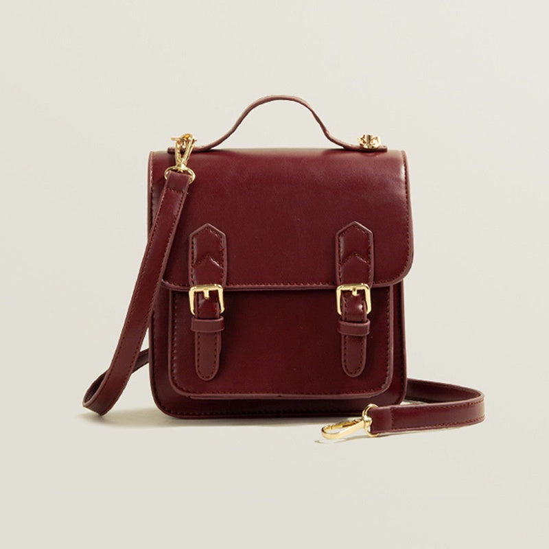IELGY Japanese-Korean Messenger Bag Fashionable High-end Retro Shoulder Strap Adjustable