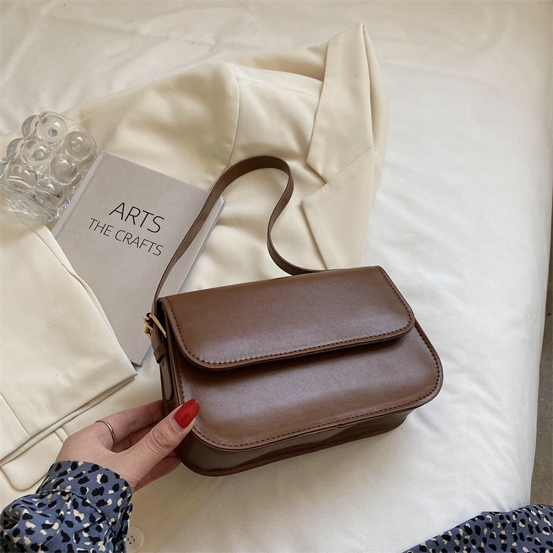 retro messenger bag casual simple fashion small square bag