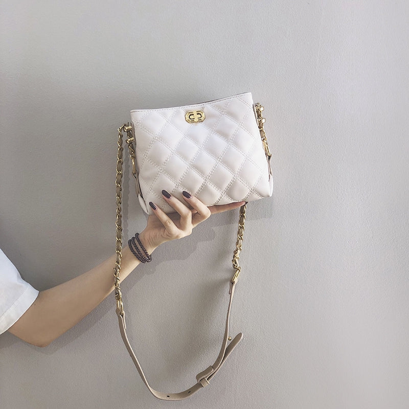 IELGY Chain bag, foreign fashion, wild, oblique, fragrant, rhyme, small bag, tide