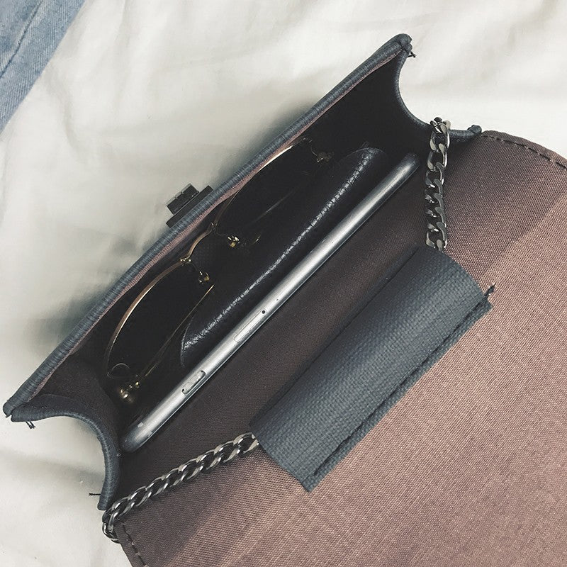 IELGY Small bag Korean version of the small square bag Messenger bag