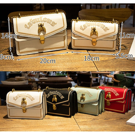 IELGY Bee handbags new fashion chain bag retro Messenger bag