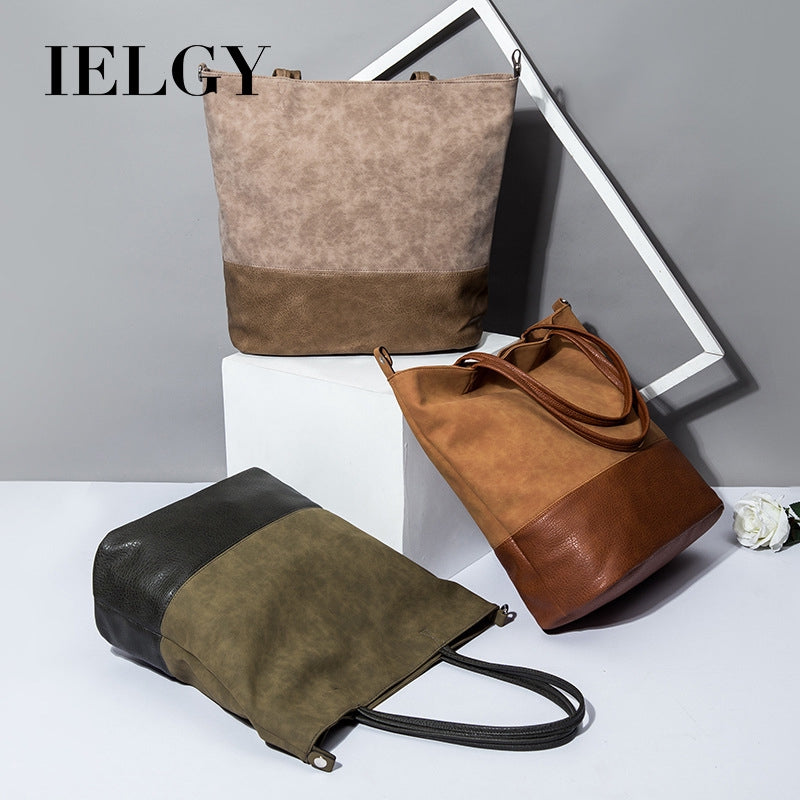 IELGY Women's Messenger Bag Europe and America Fashion Large Capacity Tote Bag