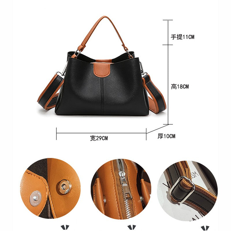 IELGY 3 colors Large-capacity handbag shoulder bag