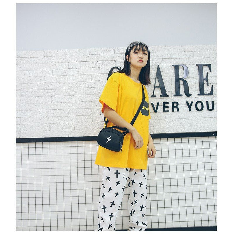 IELGY Fashion Street Lightning Packet Crossbody Bag