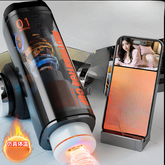 YOUTHAV Masturbator fully automatic electric heating retractable male masturbation supplies inflatable doll adult sex toys